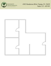 4302 Henderson Blvd, Tampa, FL for rent Site Plan- Image 1 of 1