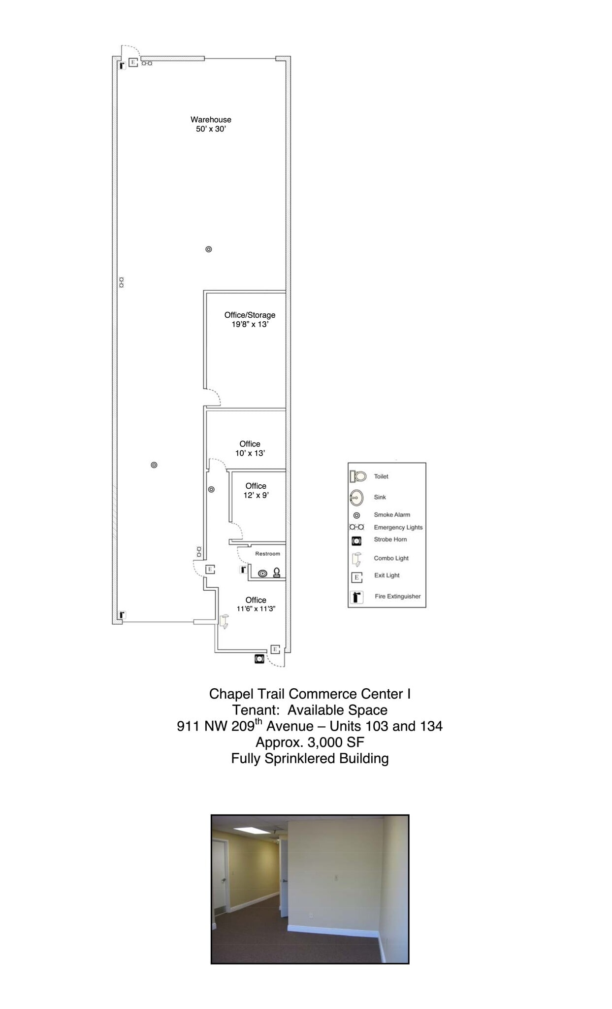21113 Johnson St, Pembroke Pines, FL to rent Site Plan- Image 1 of 7
