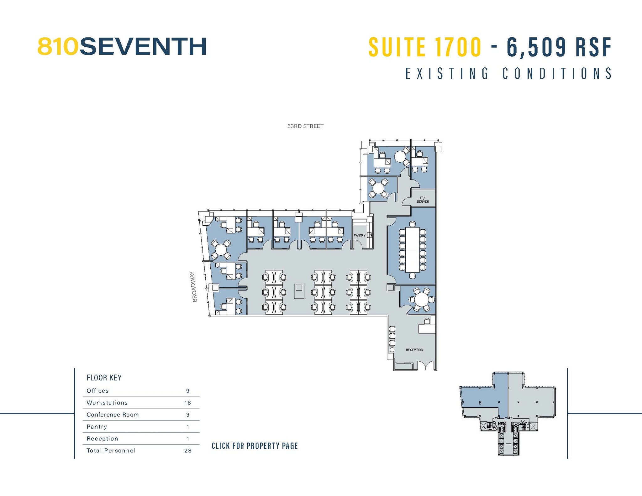 810 Seventh Ave, New York, NY for rent Floor Plan- Image 1 of 1