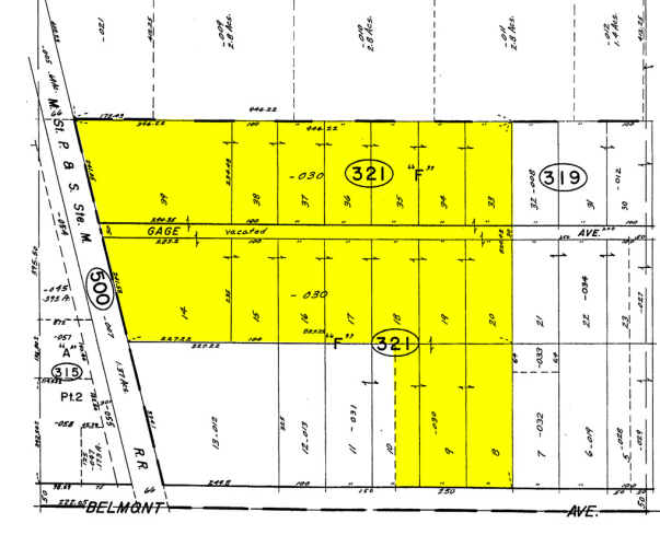 9234 Belmont Ave, Franklin Park, IL for rent - Plat Map - Image 2 of 10