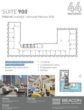 44 Montgomery St, San Francisco, CA for rent Floor Plan- Image 1 of 1