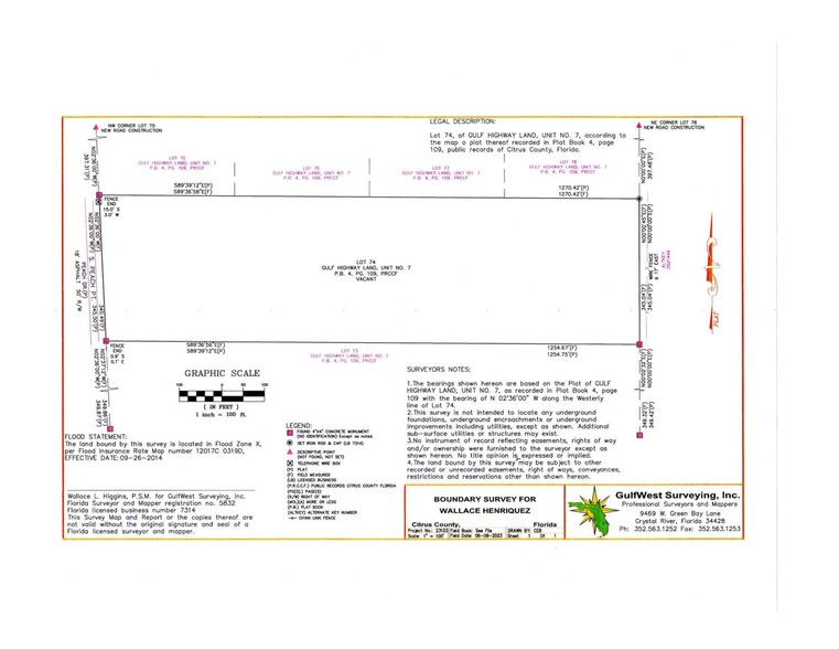 6877 Peach Point, Homosassa, FL for sale - Site Plan - Image 2 of 2