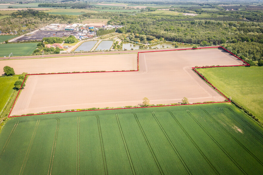 Arable Land, Retford for sale - Aerial - Image 1 of 2