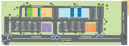 4425-4475 Treat Blvd, Concord, CA for rent Site Plan- Image 1 of 7