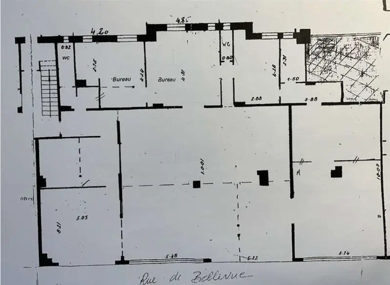 Retail in Boulogne-Billancourt to rent - Floor Plan - Image 2 of 8