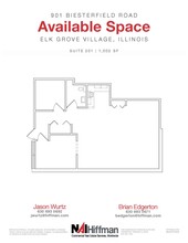 901 Biesterfield Rd, Elk Grove Village, IL for rent Floor Plan- Image 1 of 1