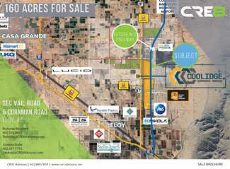 More details for SEC Vail & Cornman, Eloy, AZ - Land for Sale