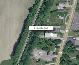 316 Sheridan Rd, Racine, WI - aerial  map view