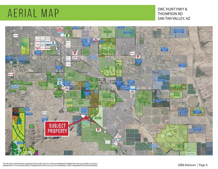 SW Hunt Hwy & Thompson Rd, San Tan Valley, AZ for sale - Building Photo - Image 2 of 4