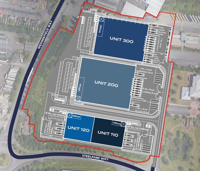 Steelpark Way, Wolverhampton for rent - Site Plan - Image 2 of 2