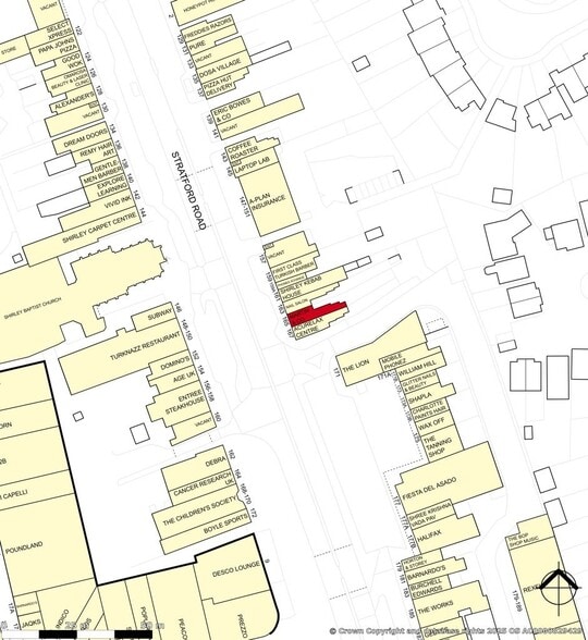 165 Stratford Rd, Solihull to rent - Plat Map - Image 3 of 3