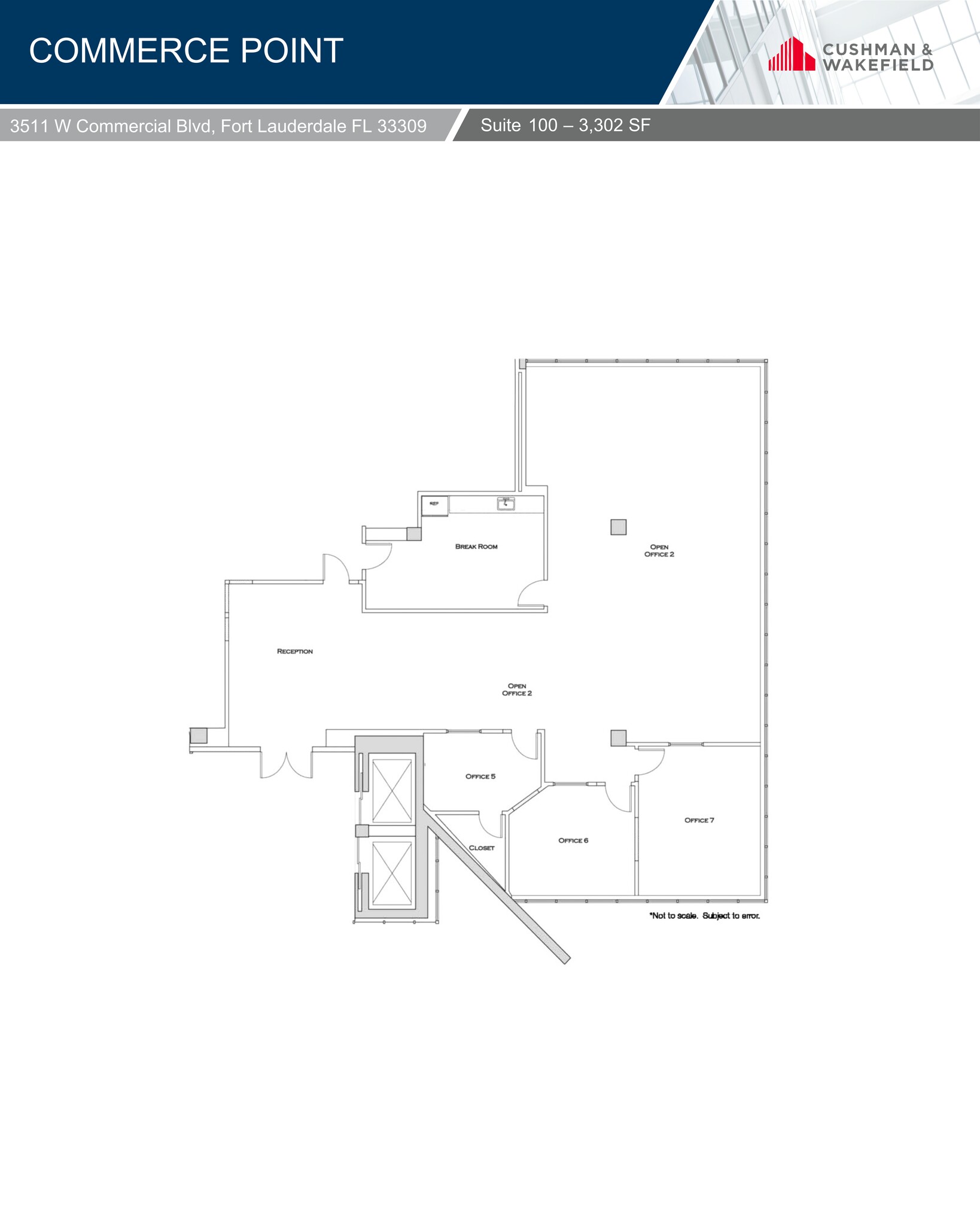 3511 W Commercial Blvd, Fort Lauderdale, FL for rent Site Plan- Image 1 of 1