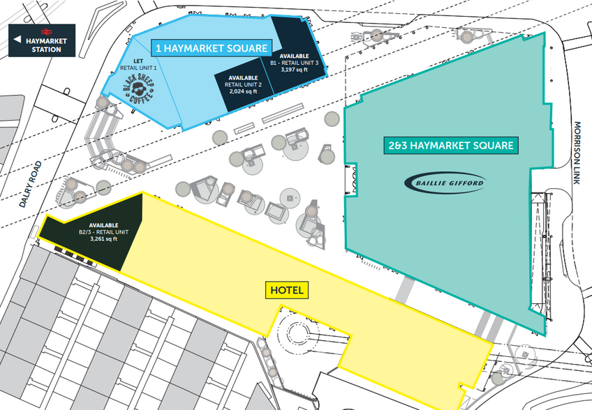 Haymarket, Edinburgh for rent - Site Plan - Image 1 of 1