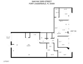 5440 NW 33rd Ave, Fort Lauderdale, FL for rent Site Plan- Image 1 of 1