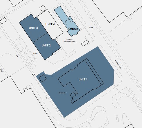 Millfield Business Park portfolio of 2 properties for sale on LoopNet.co.uk - Site Plan - Image 3 of 3