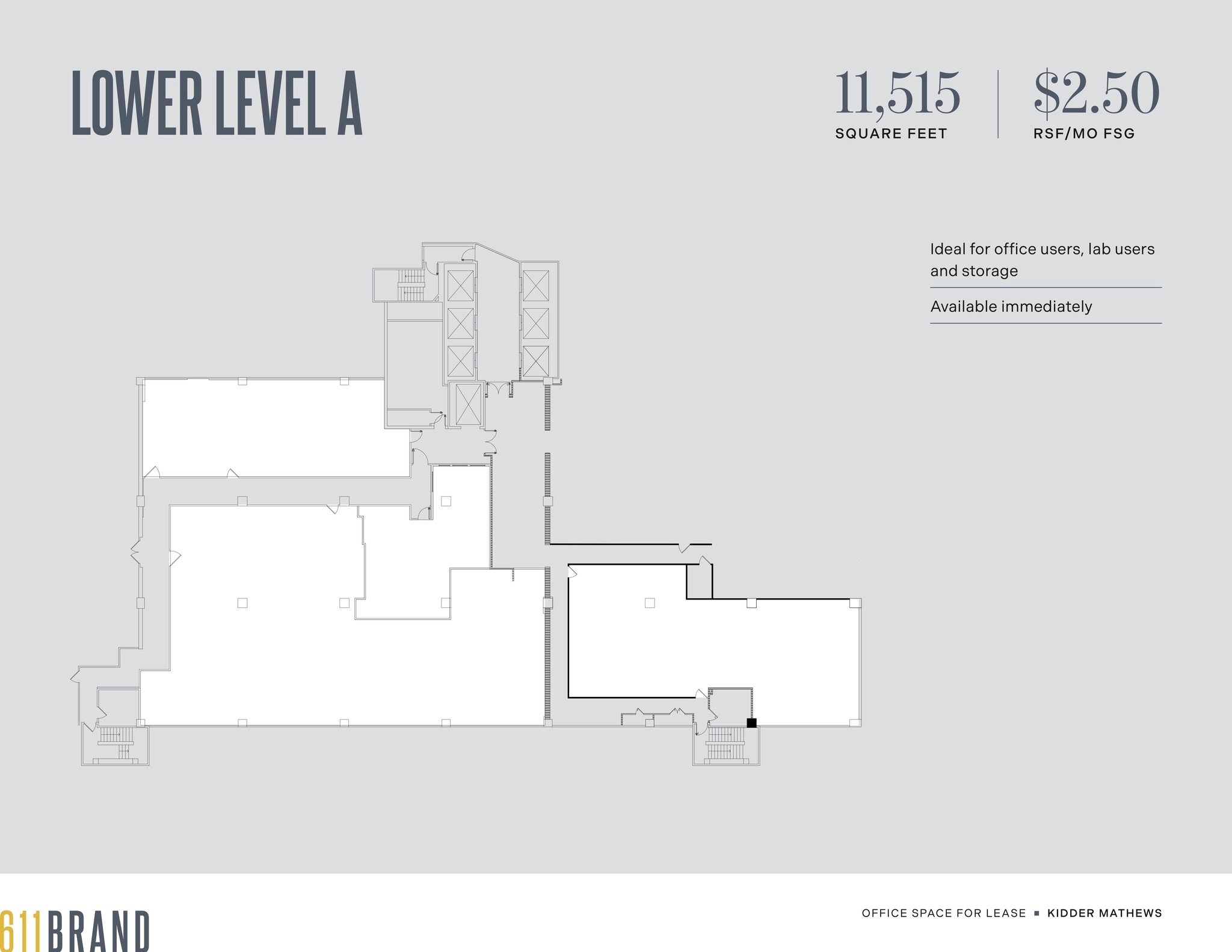 611 N Brand Blvd, Glendale, CA to rent Floor Plan- Image 1 of 1