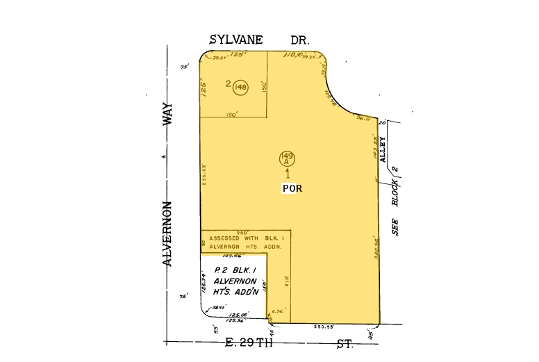 1835 S Alvernon Way, Tucson, AZ for rent - Plat Map - Image 2 of 9