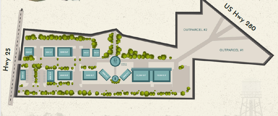 5019 Highway 280, Harpersville, AL for rent - Site Plan - Image 2 of 2