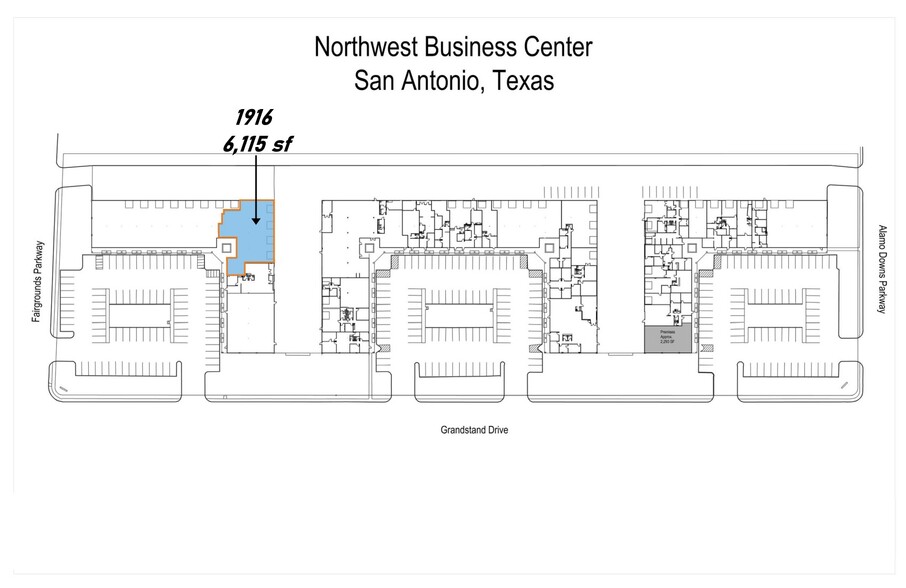 1850-1900 Grandstand Dr, San Antonio, TX for rent - Site Plan - Image 2 of 15