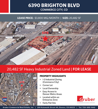 More details for 6390 Brighton blvd, Commerce City, CO - Land for Rent