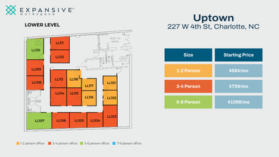 227 W 4th St, Charlotte, NC for rent Floor Plan- Image 1 of 6