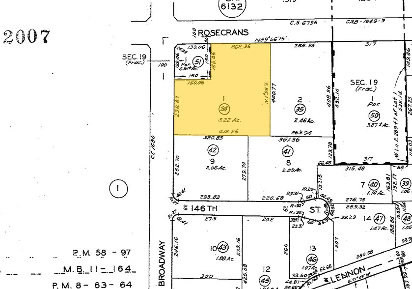 230 W Rosecrans Ave, Gardena, CA for rent - Plat Map - Image 3 of 8