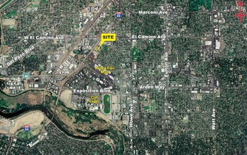 1600 Sacramento Inn Way, Sacramento, CA - aerial  map view