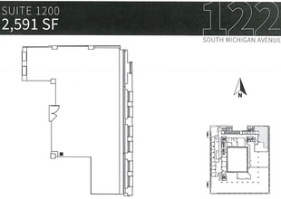 122 S Michigan Ave, Chicago, IL to rent Floor Plan- Image 1 of 1