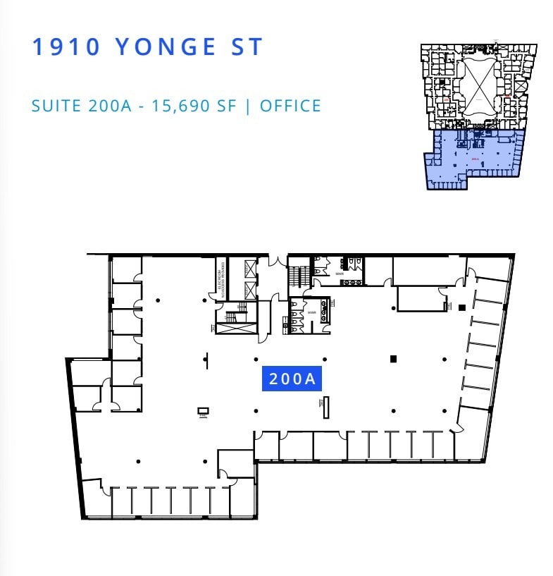 1910-1920 Yonge St, Toronto, ON to rent Floor Plan- Image 1 of 1