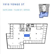 1910-1920 Yonge St, Toronto, ON to rent Floor Plan- Image 1 of 1