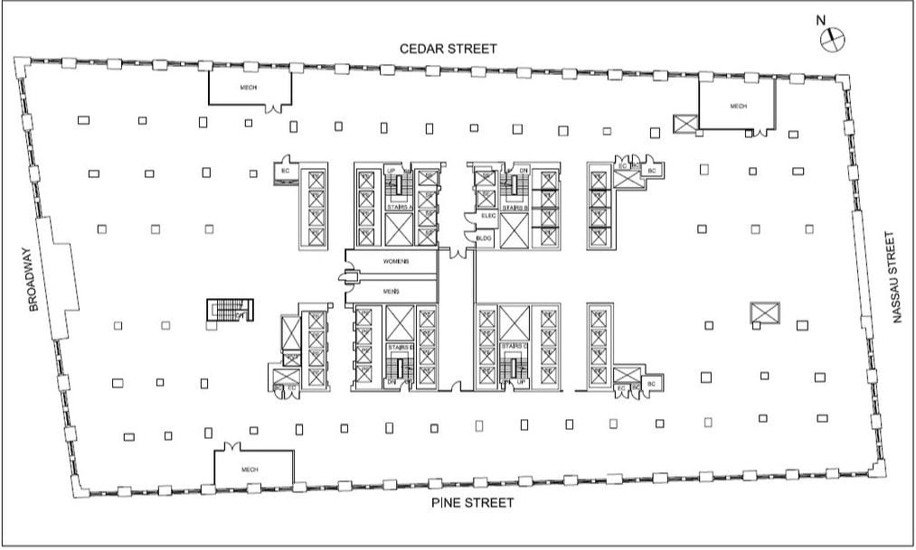 120 Broadway, New York, NY to rent Floor Plan- Image 1 of 3