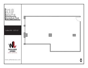 218 S Wabash Ave, Chicago, IL to rent Floor Plan- Image 1 of 3