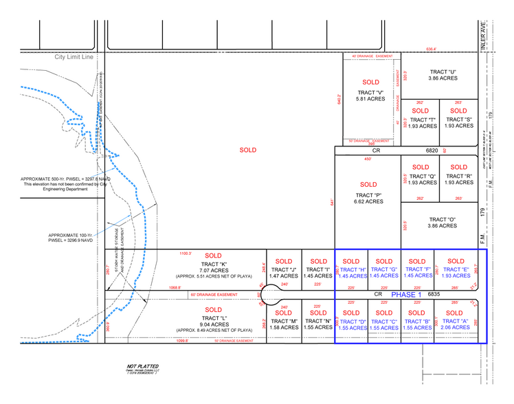 FM 179 & 34th Street, Lubbock, TX for sale - Plat Map - Image 1 of 1