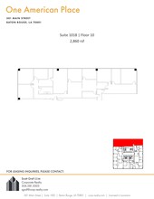 301 N Main St, Baton Rouge, LA for rent Site Plan- Image 1 of 1