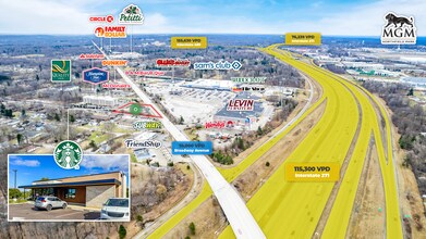 23107 Broadway Ave, Oakwood Village, OH - AERIAL map view