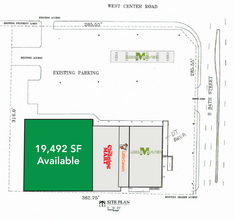 8425 W Center Rd, Omaha, NE for rent Site Plan- Image 2 of 5