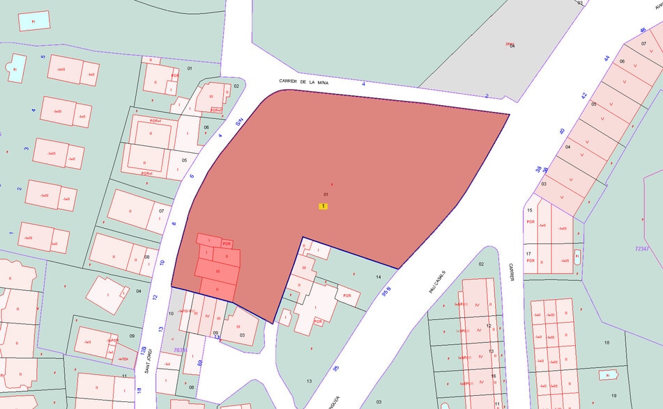 Land in Sant Andreu de Llavaneres, Barcelona for sale - Plat Map - Image 2 of 2