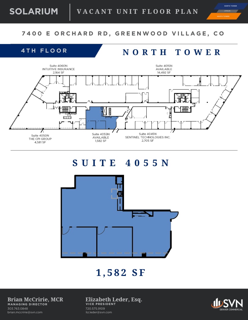 7400 E Orchard Rd, Greenwood Village, CO to rent Floor Plan- Image 1 of 1