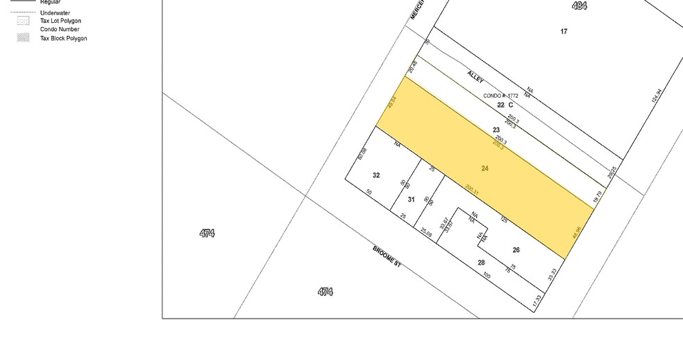 495 Broadway, New York, NY for sale - Plat Map - Image 1 of 1