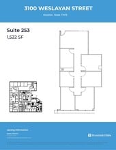 3100 Weslayan St, Houston, TX to rent Floor Plan- Image 1 of 1