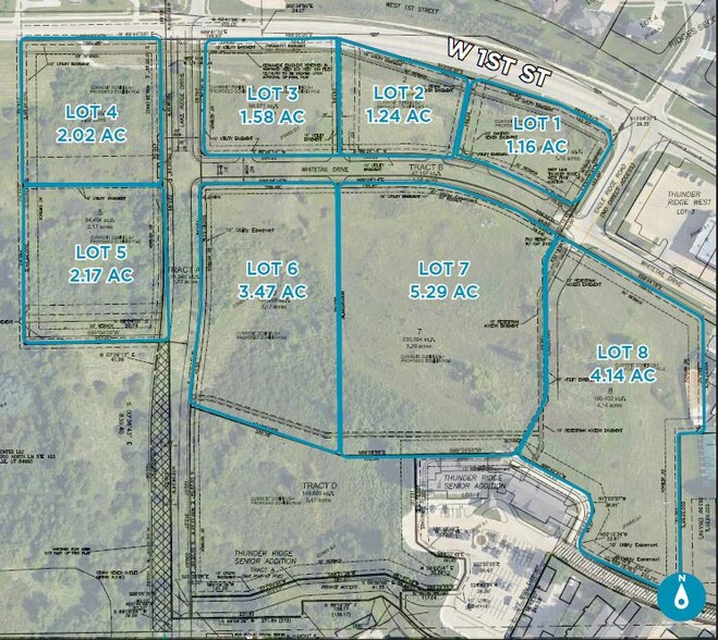 W 1st St, Cedar Falls, IA for sale - Site Plan - Image 2 of 3