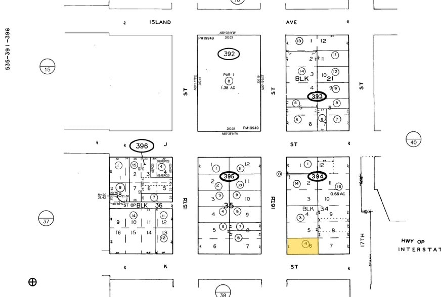 301 16th St, San Diego, CA for sale - Plat Map - Image 2 of 7