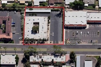 4643 E Thomas Rd, Phoenix, AZ - AERIAL map view