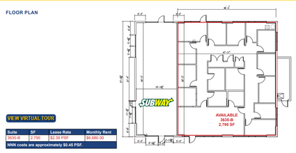 3601-3659 Bradshaw Rd, Sacramento, CA for rent Floor Plan- Image 1 of 1