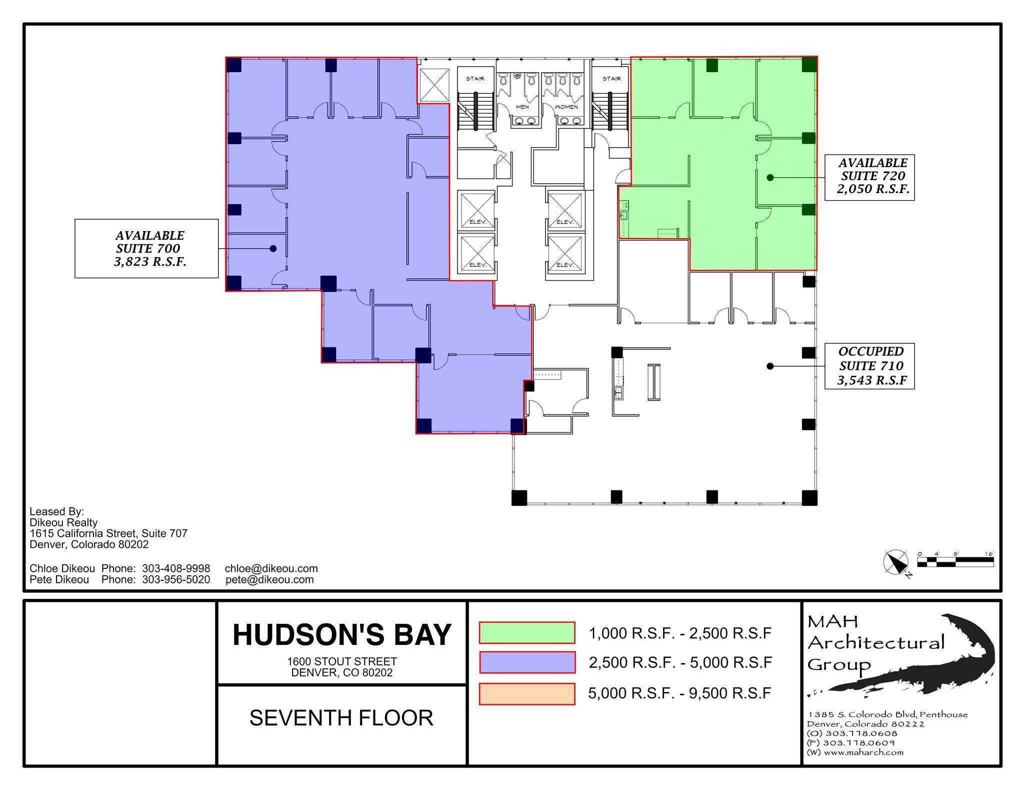 1600 Stout St, Denver, CO for rent Site Plan- Image 1 of 1