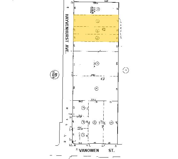 6910-6920 Hayvenhurst Ave, Van Nuys, CA for rent - Plat Map - Image 2 of 4