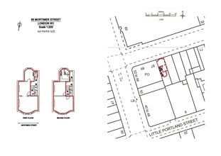 85 Mortimer St, London to rent Site Plan- Image 1 of 1