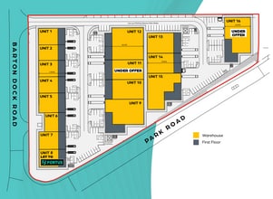 103 Barton Dock Rd, Manchester to rent Site Plan- Image 2 of 4
