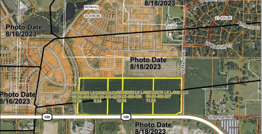 IL-120 between Stonewater Pkwy and N. Martin Rd, Mchenry, IL for sale - Plat Map - Image 3 of 3