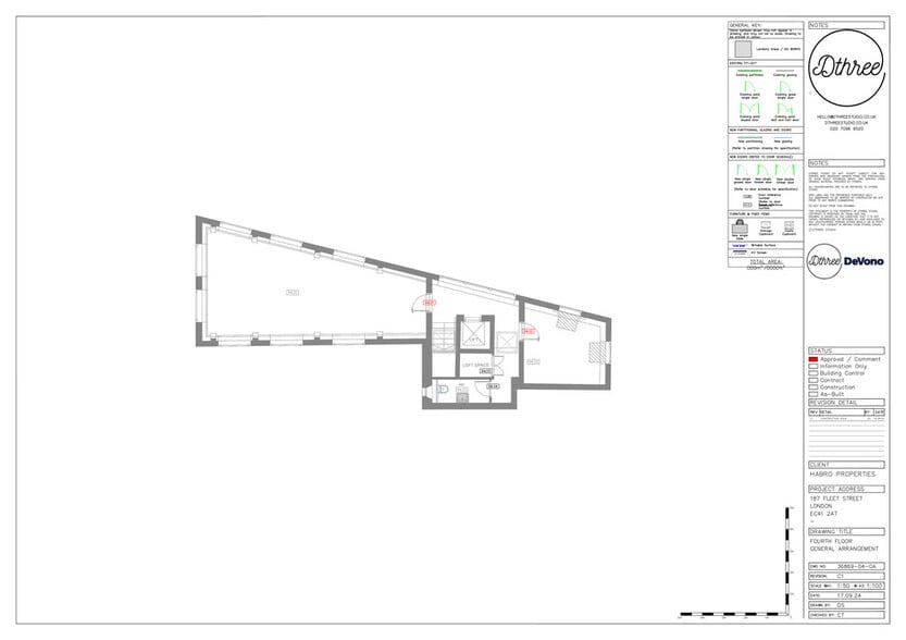 187 Fleet St, London to rent - Floor Plan - Image 1 of 18